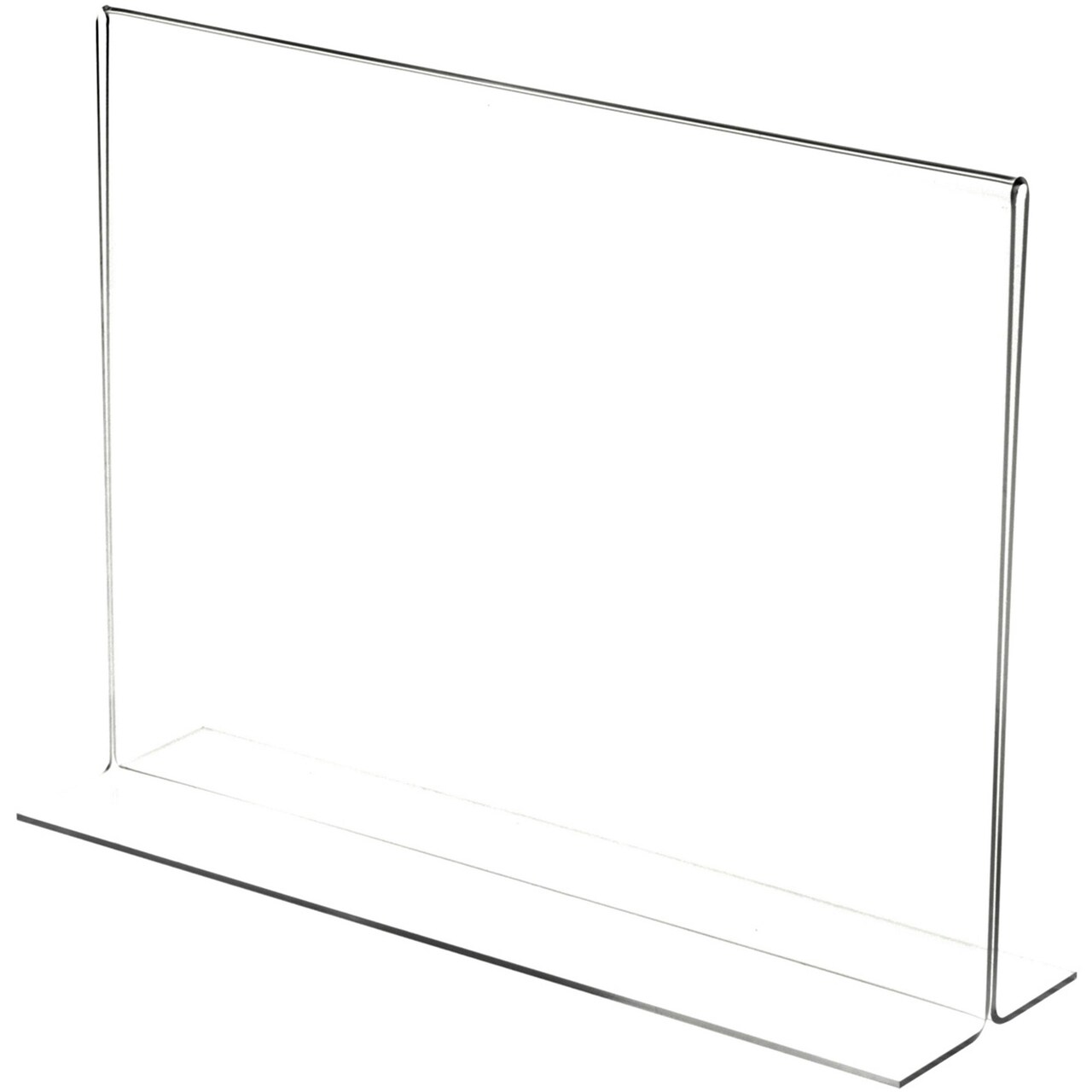 Plymor Clear Acrylic Sign Display / Literature Holder (Bottom-Load), 12" W x 9" H